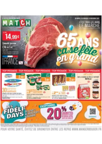 Prospectus Supermarchés Match Saint-Max : 65 ANS ça se fête en grand