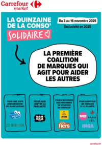 Prospectus Carrefour Drive PIBRAC : LA QUINZAINE DE LA CONSO SOLIDAIRE