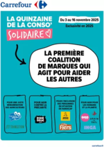 Promos et remises  : LA QUINZAINE DE LA CONSO SOLIDAIRE