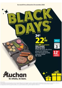Prospectus Auchan MONTIVILLIERS : Les Black Days c'est parti !