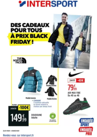 Prospectus Intersport SARAN : Des cadeaux pour tous à prix black Friday !