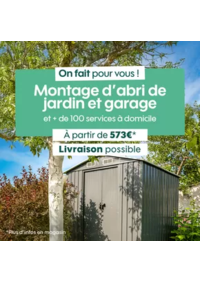 Prospectus Truffaut Aubagne - à proximité de Marseille : Et bénéficiez de 50% de crédit d’impôt sur les prestations de service éligibles** !