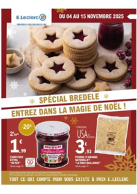 Prospectus E.Leclerc LOGELBACH-WINTZENHEIM : ALSACE CHOUCROUTE 3 - BREDELE