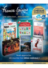 Prospectus France loisirs Mantes-la-Jolie : Novembre - Décembre 2025