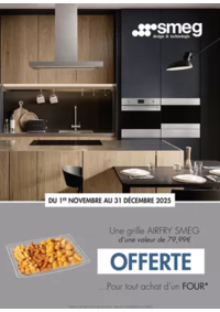 Prospectus Copra EMBRUN : SMEG VOUS OFFRE 1 GRILLE AIRFRY SMEG