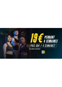 Prospectus Fitness park Chambéry - Saint-Alban-Leysse : Nos abonnements sont solides Et à 19€ les 4 premières semaines