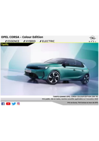 Prospectus Distributeur OPEL GARAGE SUTTER ET FILS SARL CERNAY : Opel Corsa