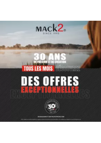 Prospectus Pacific Pêche ROUEN - TOURVILLE-LA-RIVIÈRE : Ce mois-ci découvrez une NOUVELLE sélection de produits de la marque Mack2 à un prix EXCEPTIONNEL !