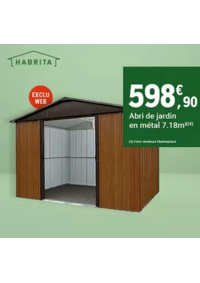 Prospectus Jardi E.Leclerc MENNEVAL-BERNAY : Abri de jardin : l'indispensable de l’hiver