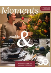 Prospectus Ambiance & styles  AURILLAC 6 place du Square : C’EST LE MOMENT DE BRILLER !