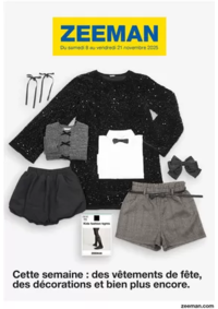Prospectus Zeeman Hayange : Cette semaine : des vêtements de fête, des décorations et bien plus encore.
