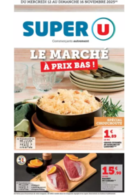 Prospectus Super U ANCENIS : Le marché à prix bas !