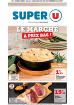 Prospectus Super U : Le marché à prix bas !