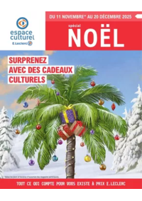 Prospectus Espace culturel E.Leclerc VITRE : Spécial Noël