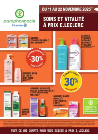 Prospectus Parapharmacie E.Leclerc LES ANGLES : Prospectus Automne