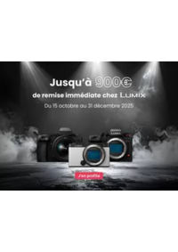 Prospectus CAMERA 93 : Jusqu'à 900€ de remise immédiate chez LUMIX