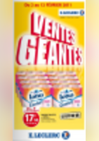 Ventes Géantes - E.Leclerc